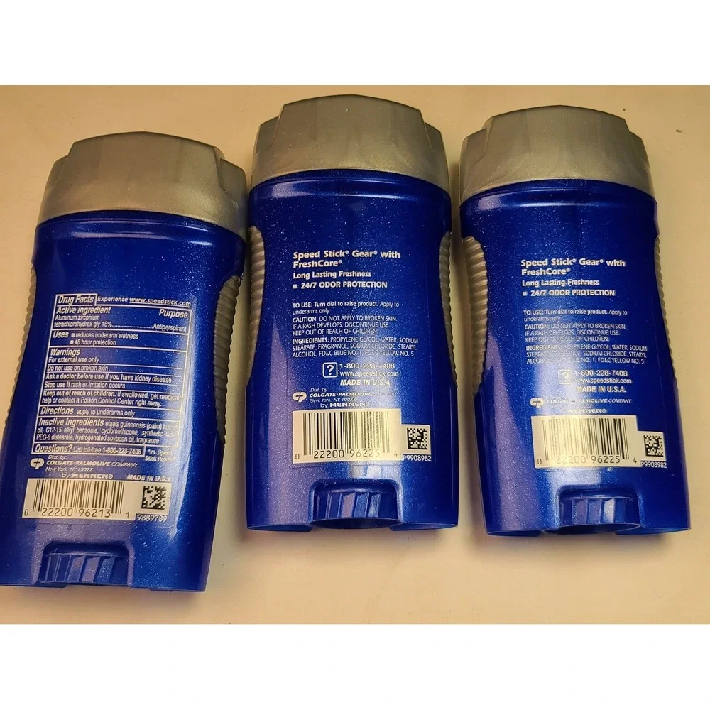 Speed Stick Deodorant Antiperspirant Bundle 10pk Gear Avalanche Ocean Surf Light